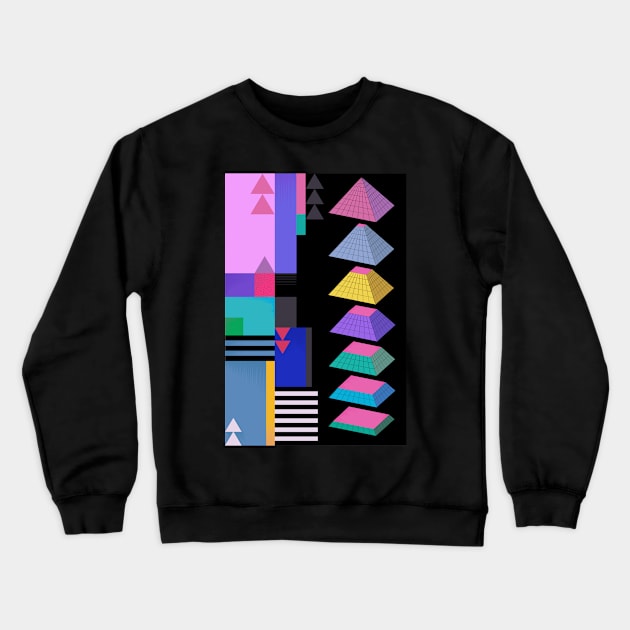 Magic Triangles Crewneck Sweatshirt by Mr.Melville